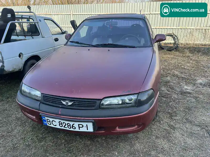 Mazda 626 1993, фото з оголошення 2 з 7, VIN JMZGE12J201275405