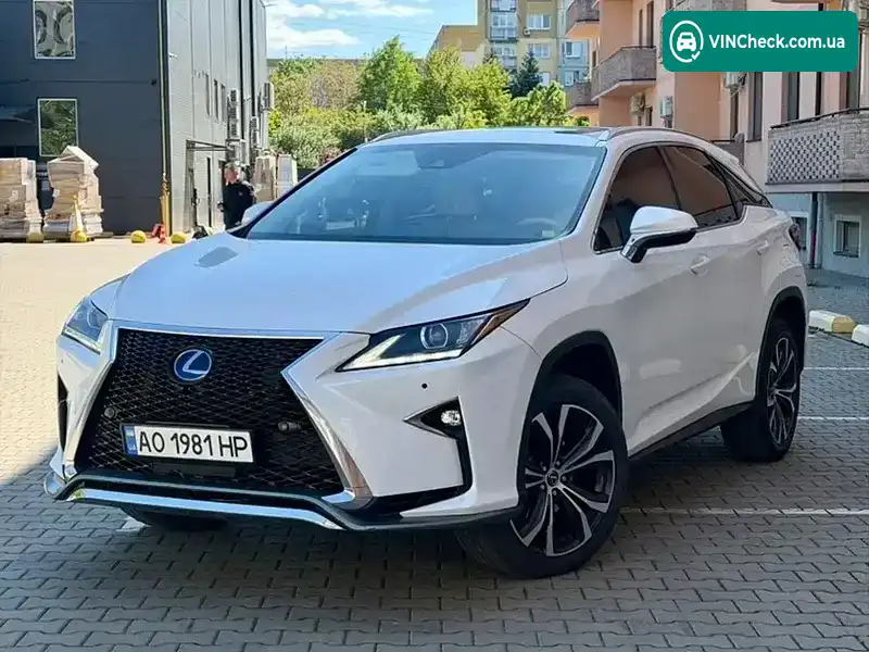 Lexus RX 2018, фото з оголошення 1 з 21, VIN 2T2ZZMCA2KC122713