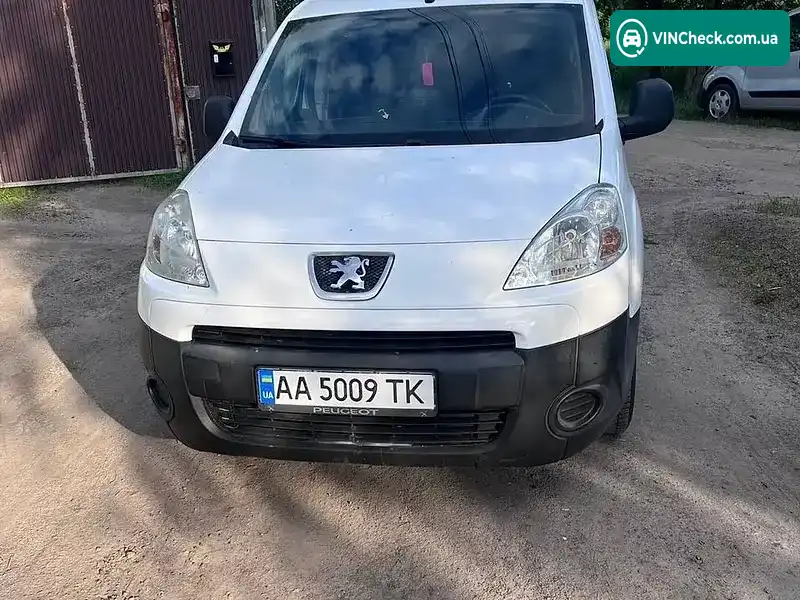 Peugeot Partner 2012, фото з оголошення 1 з 5, VIN VF37A9HF0CJ543660