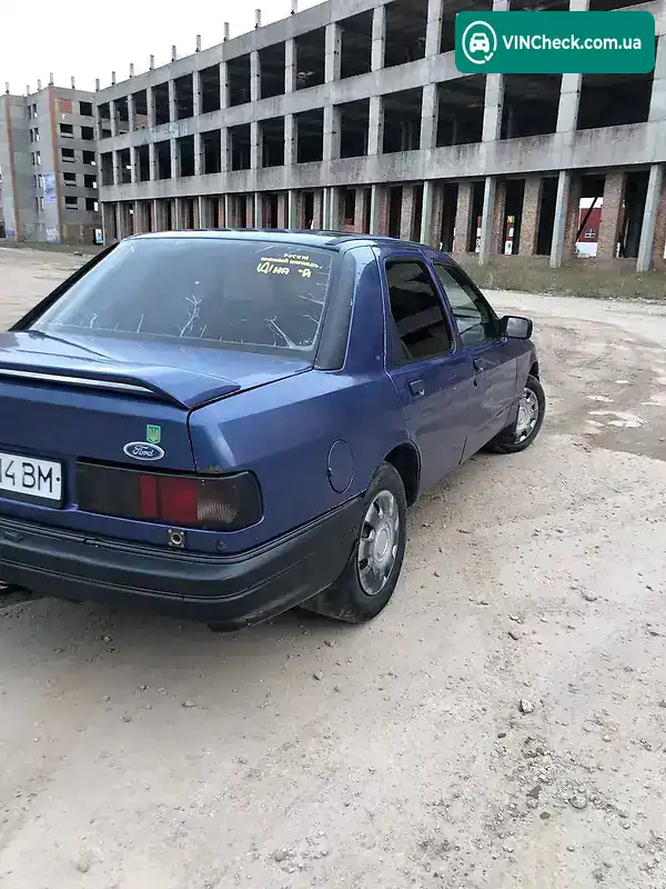 Ford Sierra 1987, фото з оголошення 2 з 9, VIN WF0FXXGBBFHL71208