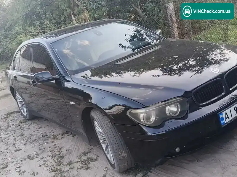 BMW 7 Series 2004, фото з оголошення 1 з 10, VIN WBAGM21020DR59502
