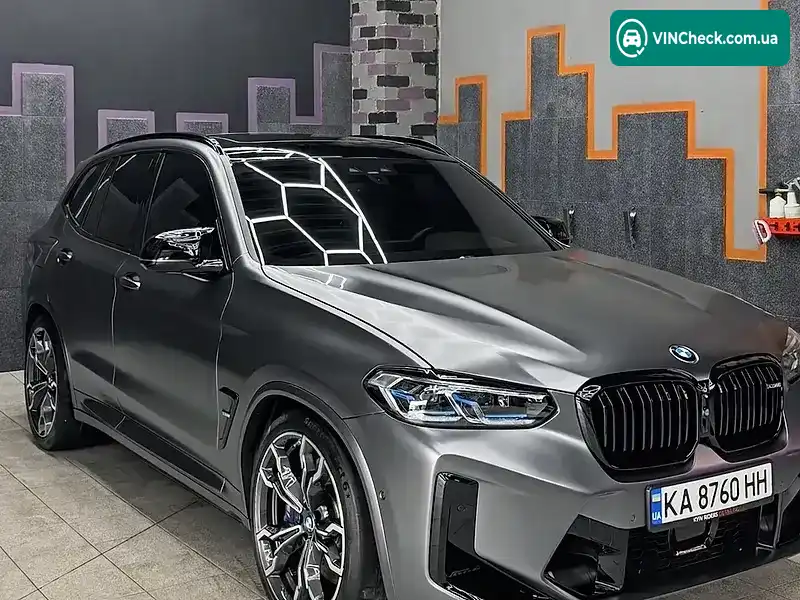 BMW X3 M 2020, фото з оголошення 2 з 17, VIN 5YMTS0C05M9F43052