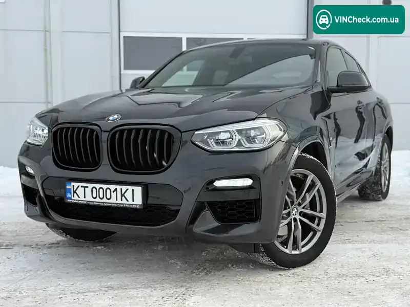 BMW X4 2019, фото з оголошення 1 з 21, VIN WBAUJ11000LG43126