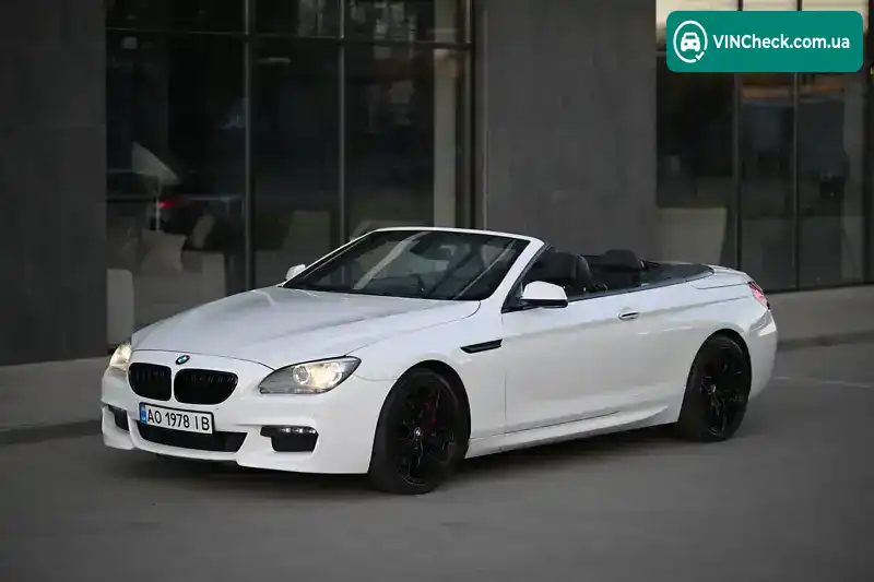 BMW 6 Series 2012, фото з оголошення 1 з 21, VIN WBAYP31080DV68064