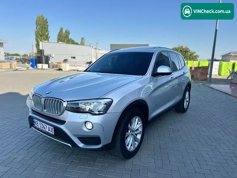BMW X3 2017, фото з оголошення 1 з 20, VIN 5UXWZ7C36H0V91752