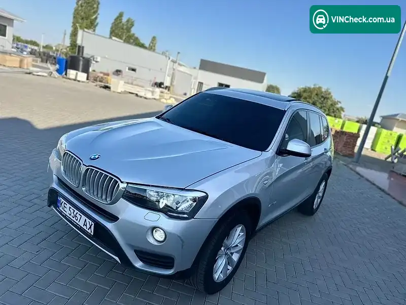 BMW X3 2017, фото з оголошення 2 з 20, VIN 5UXWZ7C36H0V91752
