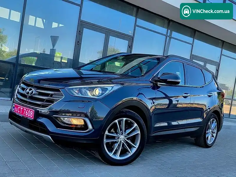 Hyundai Santa FE 2017, фото з оголошення 1 з 20, VIN KMHSW81XDGU676637