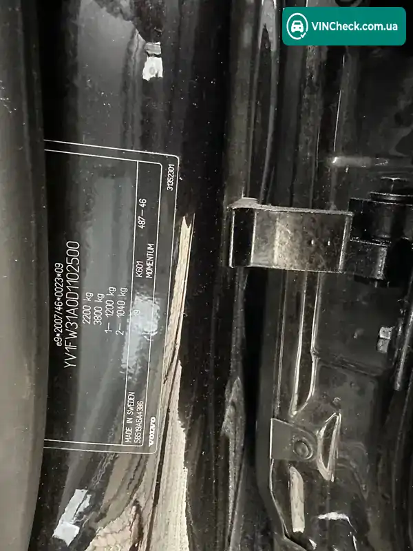 Volvo V60 2013, фото з оголошення 2 з 13, VIN YV1FW31A0D1102500