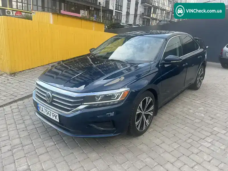 Volkswagen Passat 2020, фото з оголошення 2 з 21, VIN 1VWCA7A34LC019873