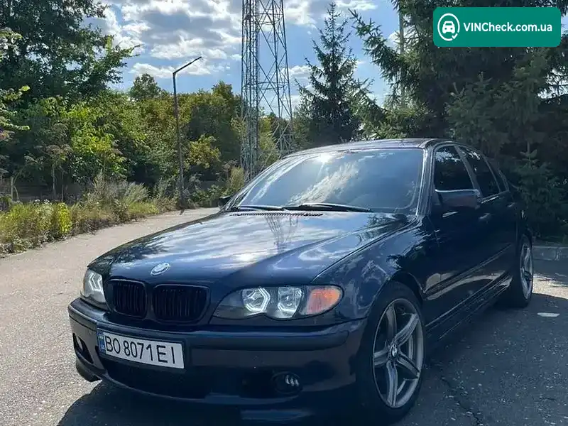 BMW 3 Series 2003, фото з оголошення 1 з 20, VIN WBAEU71000FM60562