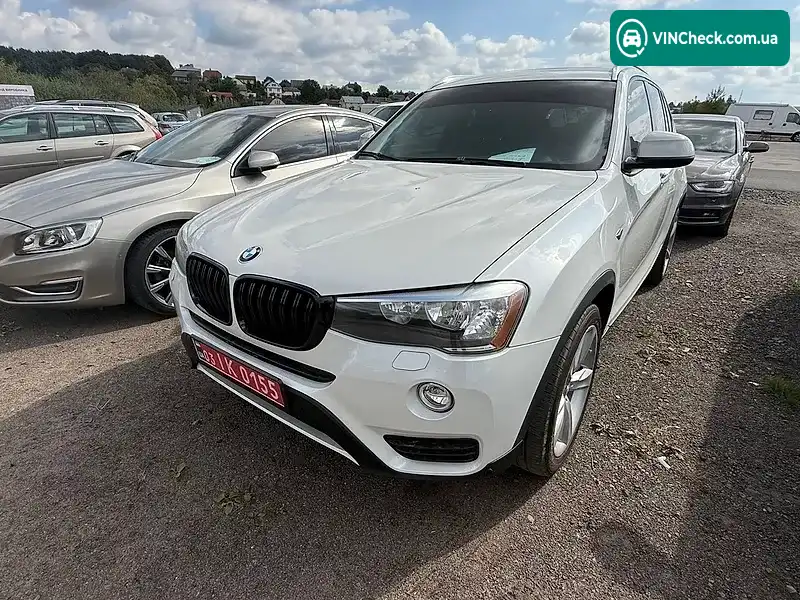BMW X3 2016, фото з оголошення 2 з 20, VIN 5UXWX9C57H0T08360
