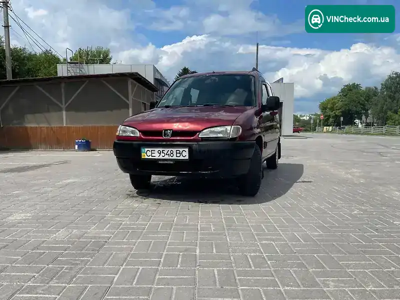 Peugeot Partner 1997, фото з оголошення 2 з 20, VIN VF35FDJYE60040310
