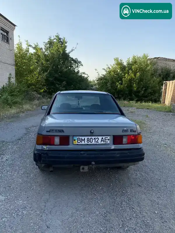 Ford Sierra 1988, фото з оголошення 2 з 10, VIN WF0FXXGBBFJ094306