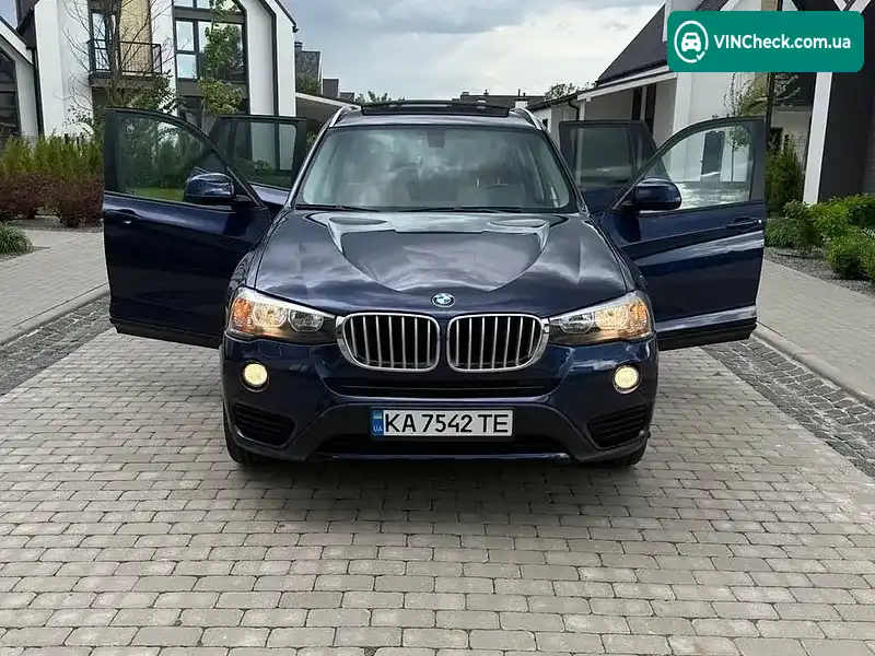 BMW X3 2017, фото з оголошення 2 з 20, VIN 5UXWX9C32H0W68960