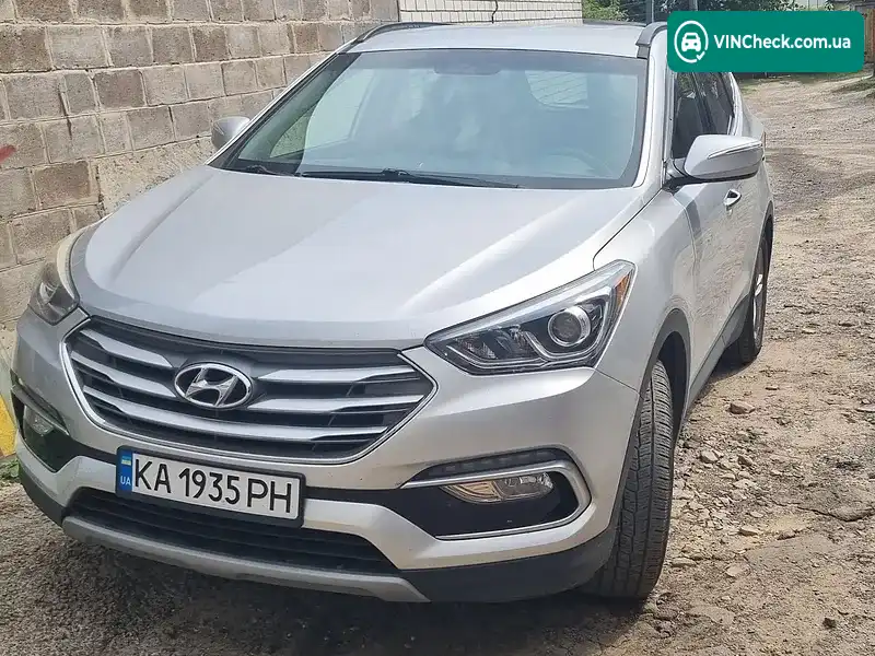 Hyundai Santa FE 2017, фото з оголошення 1 з 15, VIN 5XYZUDLB7JG508669