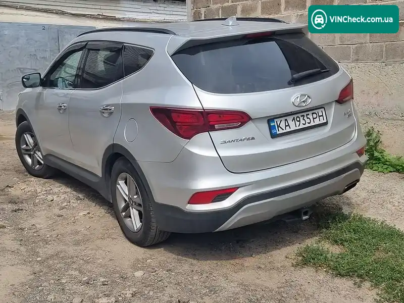 Hyundai Santa FE 2017, фото з оголошення 2 з 15, VIN 5XYZUDLB7JG508669