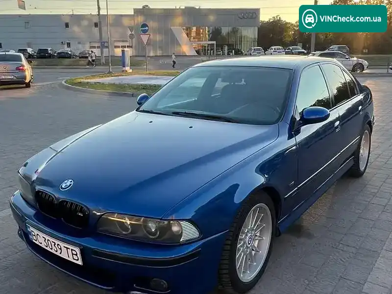 BMW 5 Series 2001, фото з оголошення 1 з 15, VIN WBADL81040GX52942