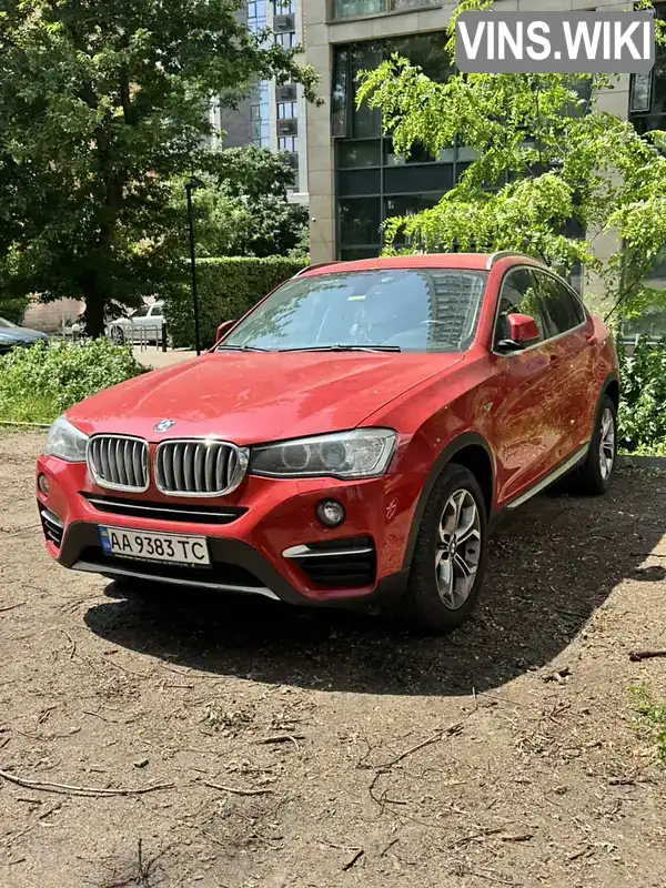 BMW X4 2016, фото з оголошення 1 з 7, VIN WBAXW310500T91382