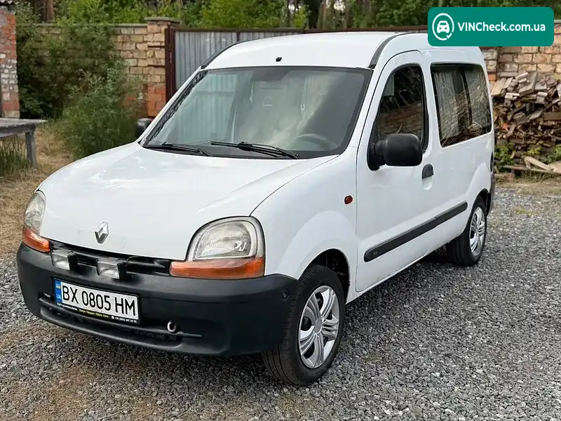 Renault Kangoo 2000, фото з оголошення 1 з 8, VIN VF1FC0JAF21903132