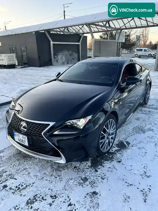 Lexus RC 2017, фото з оголошення 1 з 21, VIN JTHHE5BC0H5017354
