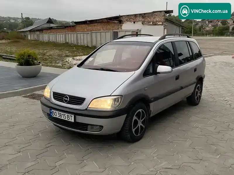 Opel Zafira 2000, фото з оголошення 2 з 10, VIN W0L0TGF7512054207