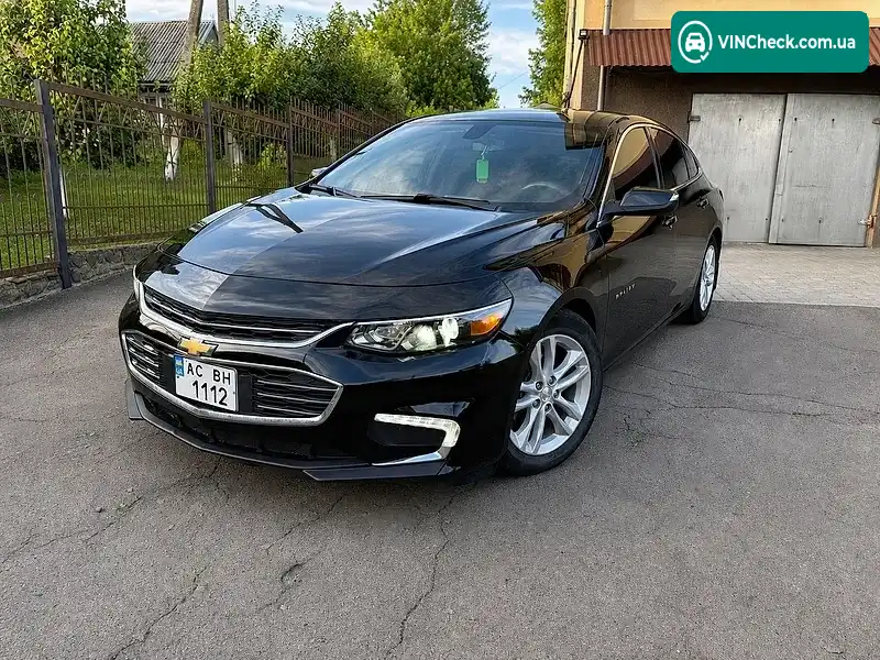 Chevrolet Malibu 2016, фото з оголошення 1 з 10, VIN 1G1ZJ5SU2HF209257