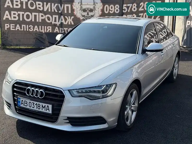 Audi A6 2014, фото з оголошення 2 з 10, VIN WAUZZZ4GXFN026011