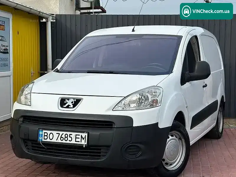 Peugeot Partner 2009, фото з оголошення 1 з 20, VIN VF37D9HXC9J213178