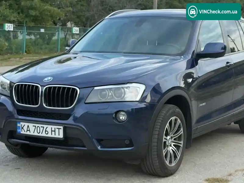 BMW X3 2014, фото з оголошення 1 з 20, VIN WBAWX310500G32000