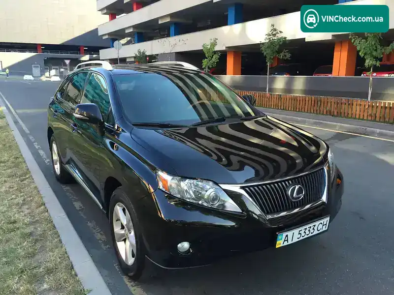 Lexus RX 2010, фото з оголошення 1 з 7, VIN 2T2BK1BA0AC035297