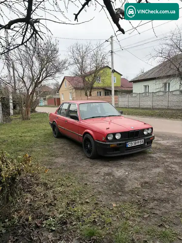BMW 3 Series 1986, фото з оголошення 1 з 6, VIN WBAAC510101578879