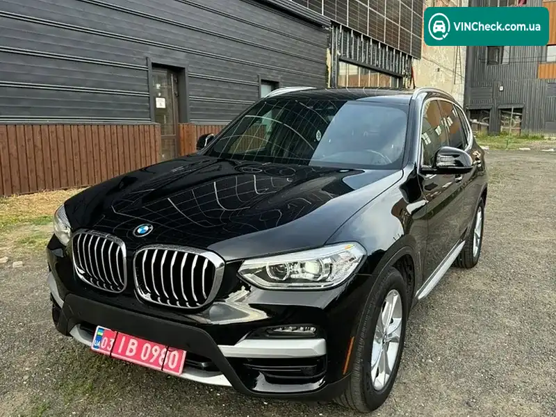 BMW X3 2020, фото з оголошення 2 з 20, VIN 5UXTY3C08M9E00202