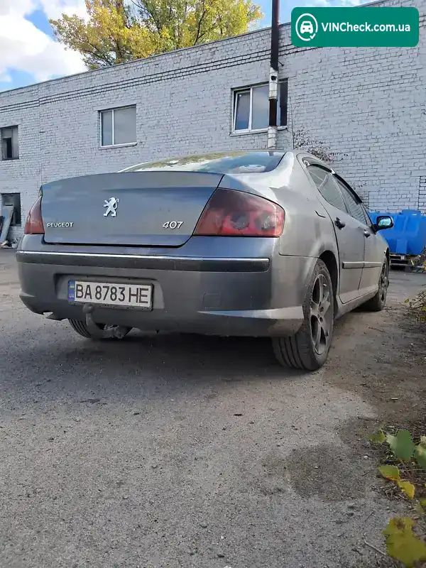 Peugeot 407 2005, фото з оголошення 2 з 13, VIN VF36DRHRE21241637