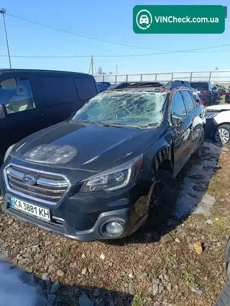 Subaru Outback 2018, фото з оголошення 2 з 9, VIN 4S4BSAHC3K3234461