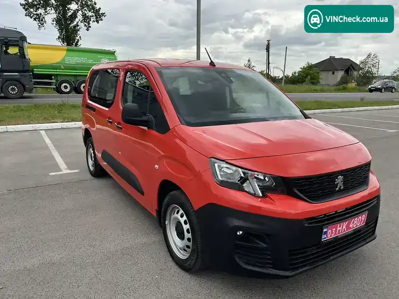Peugeot Partner 2020, фото з оголошення 1 з 20, VIN VR3EFYHZRLJ880588