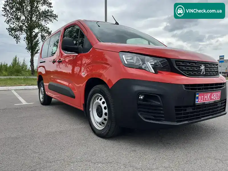 Peugeot Partner 2020, фото з оголошення 2 з 20, VIN VR3EFYHZRLJ880588