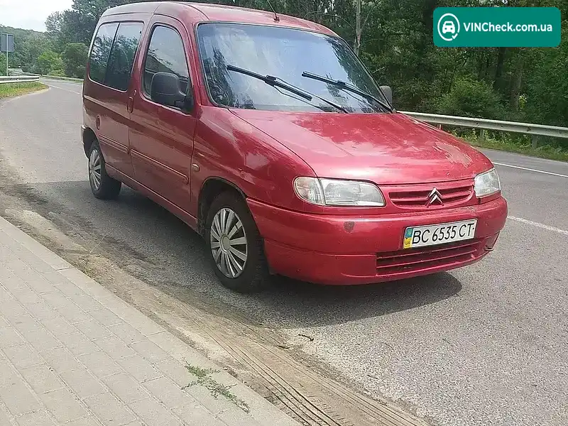 Citroen Berlingo 1998, фото з оголошення 1 з 10, VIN VF7MFKFXF65117578