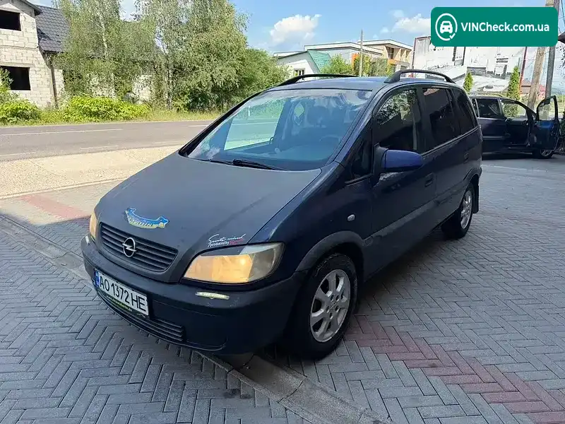 Opel Zafira 2001, фото з оголошення 1 з 19, VIN W0L0TGF7522049436