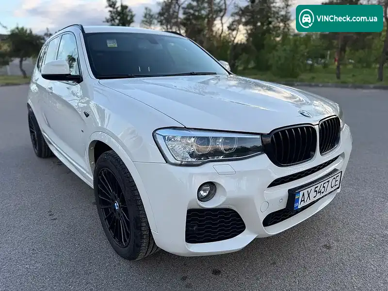 BMW X3 2017, фото з оголошення 1 з 20, VIN WBAWX310X00B76835