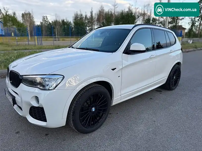 BMW X3 2017, фото з оголошення 2 з 20, VIN WBAWX310X00B76835