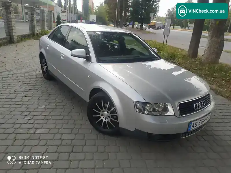 Audi A4 2001, фото з оголошення 2 з 17, VIN WAUZZZ8E92A183135