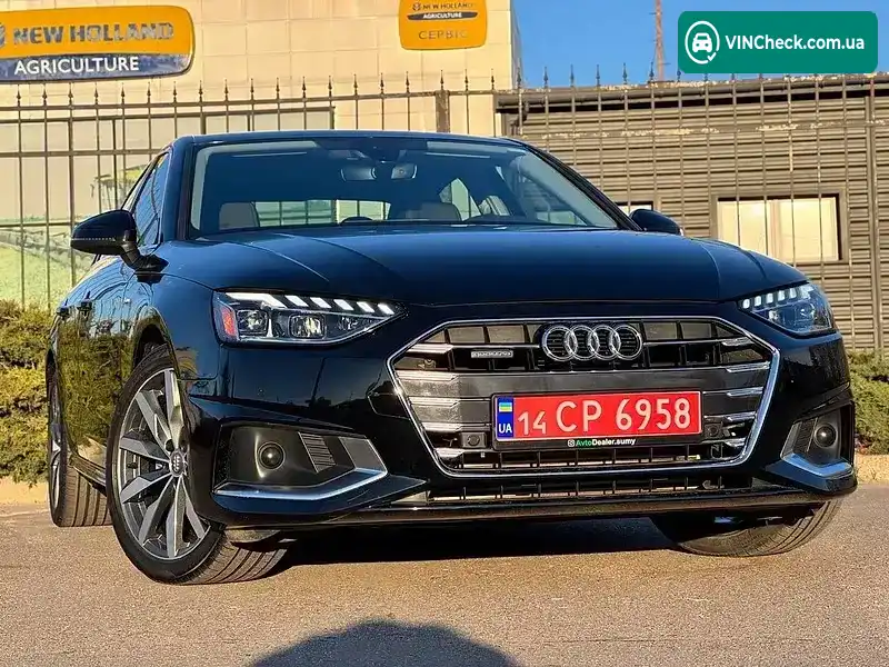 Audi A4 2023, фото з оголошення 2 з 21, VIN WAUABAF40PN023013