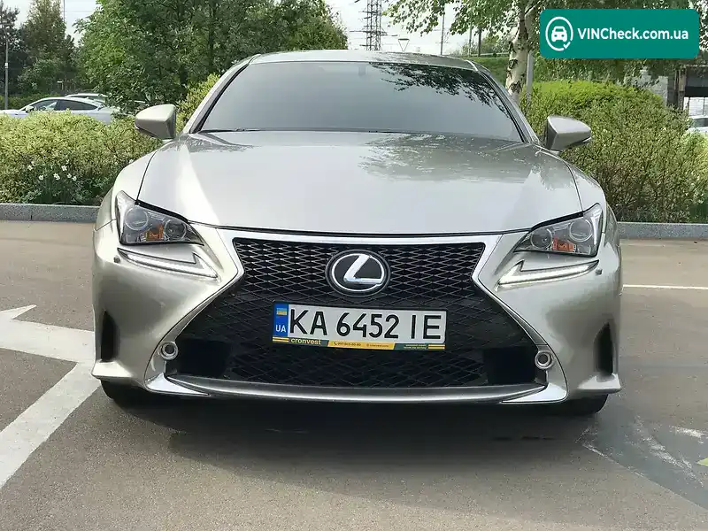 Lexus RC 2017, фото з оголошення 2 з 20, VIN JTHSM5BC4H5003031