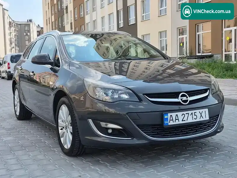 Opel Astra 2013, фото з оголошення 2 з 15, VIN W0LPE8EN0D8049899