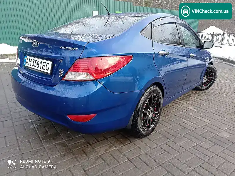 Hyundai Accent 2011, фото з оголошення 2 з 9, VIN Z94CT41CABR014456
