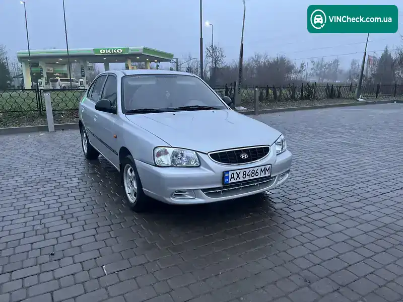 Hyundai Accent 2002, фото з оголошення 1 з 12, VIN KMHCG41GP2U394166