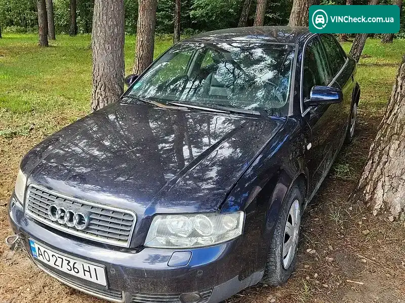 Audi A4 2003, фото з оголошення 2 з 8, VIN WAUZZZ8E33A317140