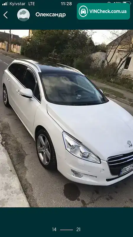 Peugeot 508 2012, фото з оголошення 2 з 19, VIN VF38E4HLACL057265