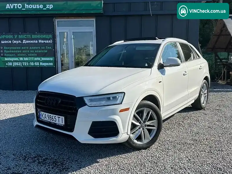 Audi Q3 2017, фото з оголошення 1 з 17, VIN WA1BCCFS3HR016625