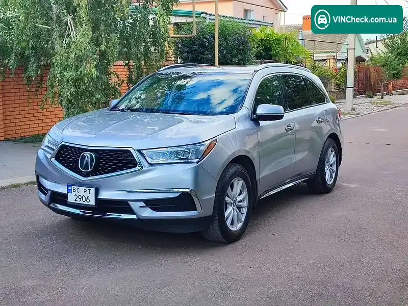 Acura MDX 2017, фото з оголошення 1 з 18, VIN 5J8YD4H59JL007187